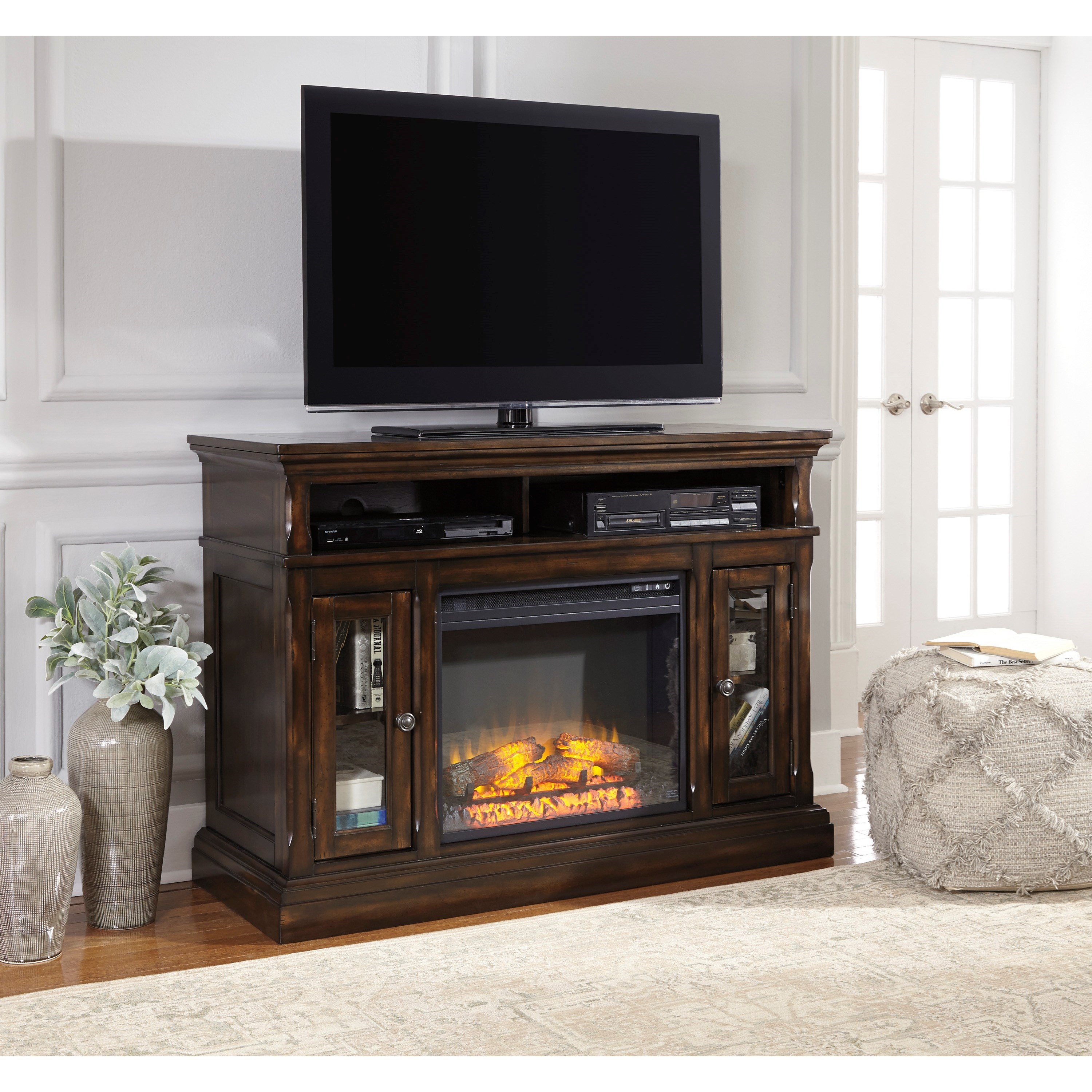 Signature Design by Ashley Roddinton Transitional Medium TV Stand with